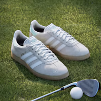 Details for (W) Adidas Gazelle 無釘高爾夫鞋 粉白/雲白/薄荷綠 HP7075