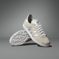 (Women) Adidas Gazelle Spikeless Golf Shoes Crystal White/Silver Metallic/Grey Two JI3942 (Women) Adidas Gazelle Spikeless Golf Shoes Crystal White/Silver Metallic/Grey Two JI3942