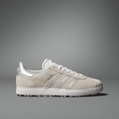 (Women) Adidas Gazelle Spikeless Golf Shoes Crystal White/Silver Metallic/Grey Two JI3942 Lookbook (Women) Adidas Gazelle Spikeless Golf Shoes Crystal White/Silver Metallic/Grey Two JI3942