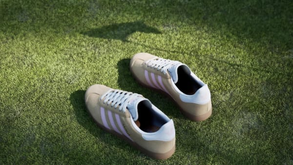 Lookbook (Women) Adidas Gazelle Spikeless Golf Shoes Ice Tangerine/Clear Pink/Cloud White JR4471