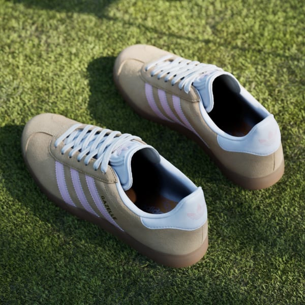 Cheap (W) Adidas Gazelle 無釘高爾夫鞋 冰橘色/淺粉色/雲白色 JR4471