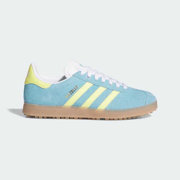(Women) adidas Gazelle Spikeless Golf Shoes Mint/Pure Lemon/Gum KK2852