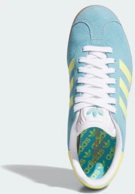 (W) adidas Gazelle Spikeless Golf Mint/Lemon Tulen/Gum Kasut Golf KK2852 Order (W) adidas Gazelle Spikeless Golf Mint/Lemon Tulen/Gum Kasut Golf KK2852