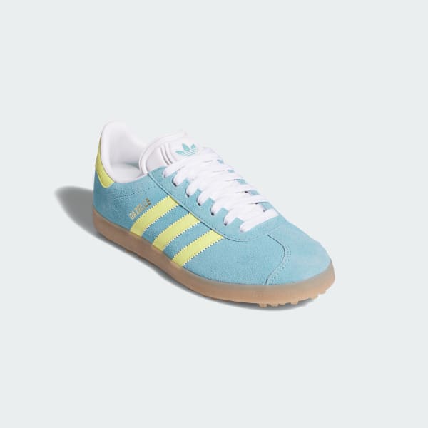 Shop (W) adidas Gazelle Spikeless Golf Mint/Lemon Tulen/Gum Kasut Golf KK2852