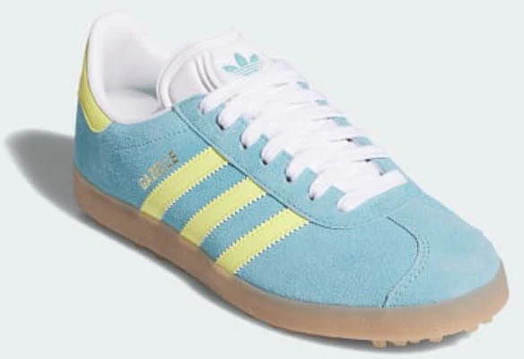 (W) adidas Gazelle Spikeless Golf Mint/Lemon Tulen/Gum Kasut Golf KK2852 Shop (W) adidas Gazelle Spikeless Golf Mint/Lemon Tulen/Gum Kasut Golf KK2852