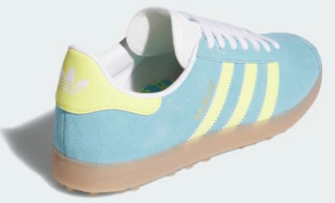 (W) adidas Gazelle Spikeless Golf Mint/Lemon Tulen/Gum Kasut Golf KK2852 Purchase (W) adidas Gazelle Spikeless Golf Mint/Lemon Tulen/Gum Kasut Golf KK2852