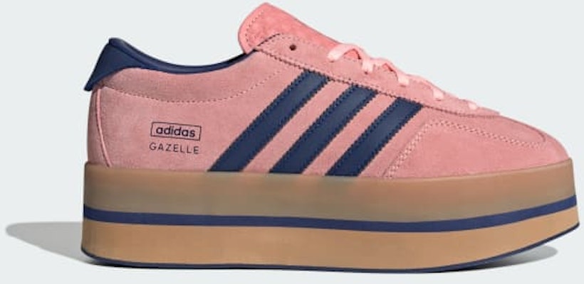 (Women) Adidas Gazelle Stack Glow Pink/Victory Blue/Gum JS3926 Buy (Women) Adidas Gazelle Stack Glow Pink/Victory Blue/Gum JS3926
