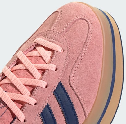 (Women) Adidas Gazelle Stack Glow Pink/Victory Blue/Gum JS3926 Cheap (Women) Adidas Gazelle Stack Glow Pink/Victory Blue/Gum JS3926