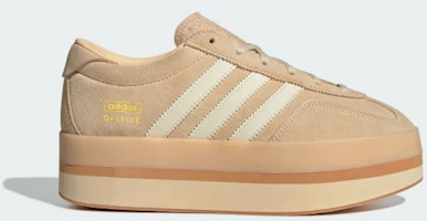(Women) Adidas Gazelle Stack Sand Strata/Gum/Cream White JQ7666 (Women) Adidas Gazelle Stack Sand Strata/Gum/Cream White JQ7666