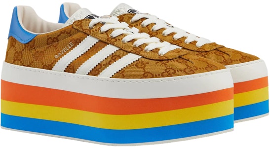 (W) 구찌 아디다스 가젤 x '베이지' 707873-UWV20-7163 Lookbook (W) 구찌 아디다스 가젤 x '베이지' 707873-UWV20-7163