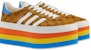 (W) Gucci Adidas Gazelle x 'Beige' Coklat Mewah 707873-UWV20-7163