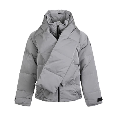 (Women) adidas Glam On Puffy Collar Down Jacket Winter Undyed FT2534