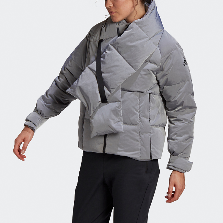 (Women) adidas Glam On Puffy Collar Down Jacket Winter Undyed FT2534 圖 4