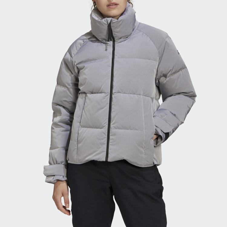 (Women) adidas Glam On Puffy Collar Down Jacket Winter Undyed FT2534 圖 7