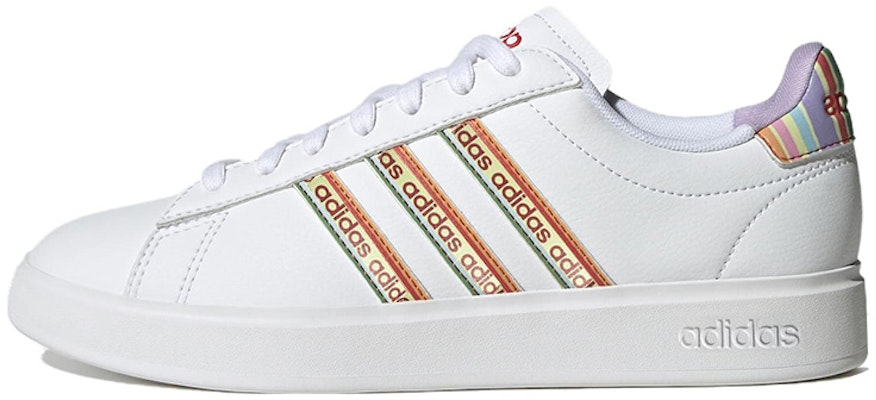 (Women) adidas Grand Court 2.0 'Multi-Color Stripes' HP9412 Buy (Women) adidas Grand Court 2.0 'Multi-Color Stripes' HP9412
