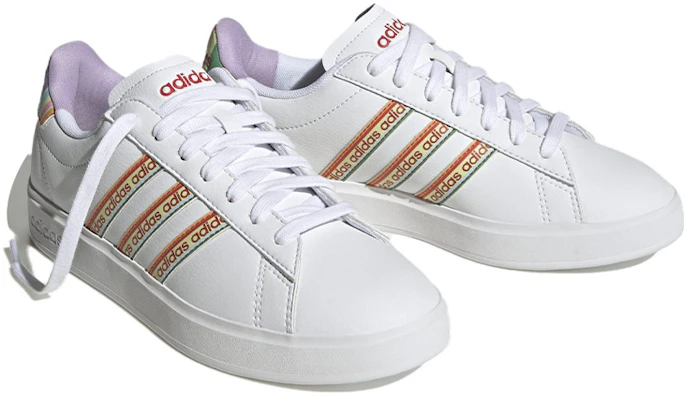 (W) adidas Grand Court 2.0 ''Mehrfarbige Streifen'' HP9412 Lookbook (W) adidas Grand Court 2.0 ''Mehrfarbige Streifen'' HP9412