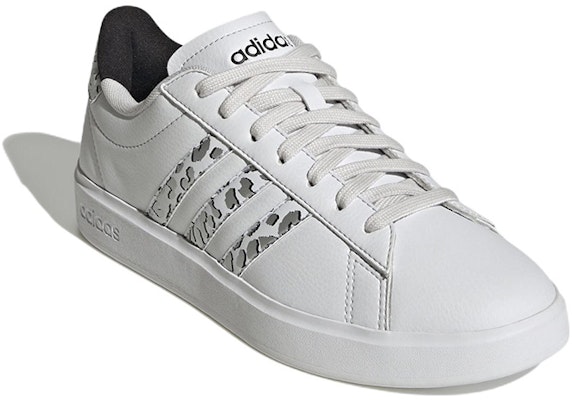 (Women) adidas Grand Court 2.0 'Silver Leopard' GX7233 Lookbook (Women) adidas Grand Court 2.0 'Silver Leopard' GX7233