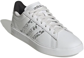 Lookbook (女性款)adidas Grand Court 2.0 '銀色豹紋' GX7233