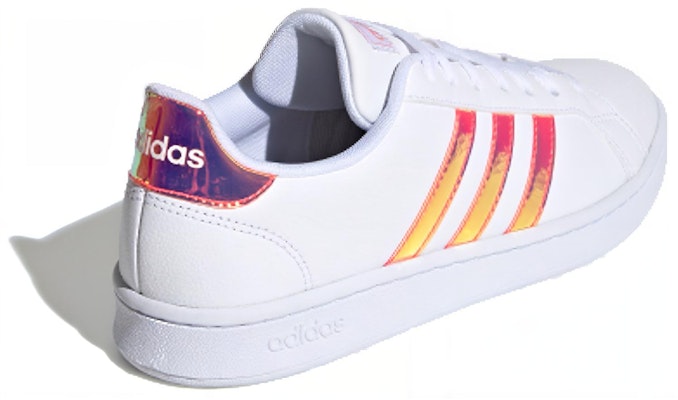 (W) adidas Grand Court 'Rosa Iridiscente' FW5722 Lookbook (W) adidas Grand Court 'Rosa Iridiscente' FW5722