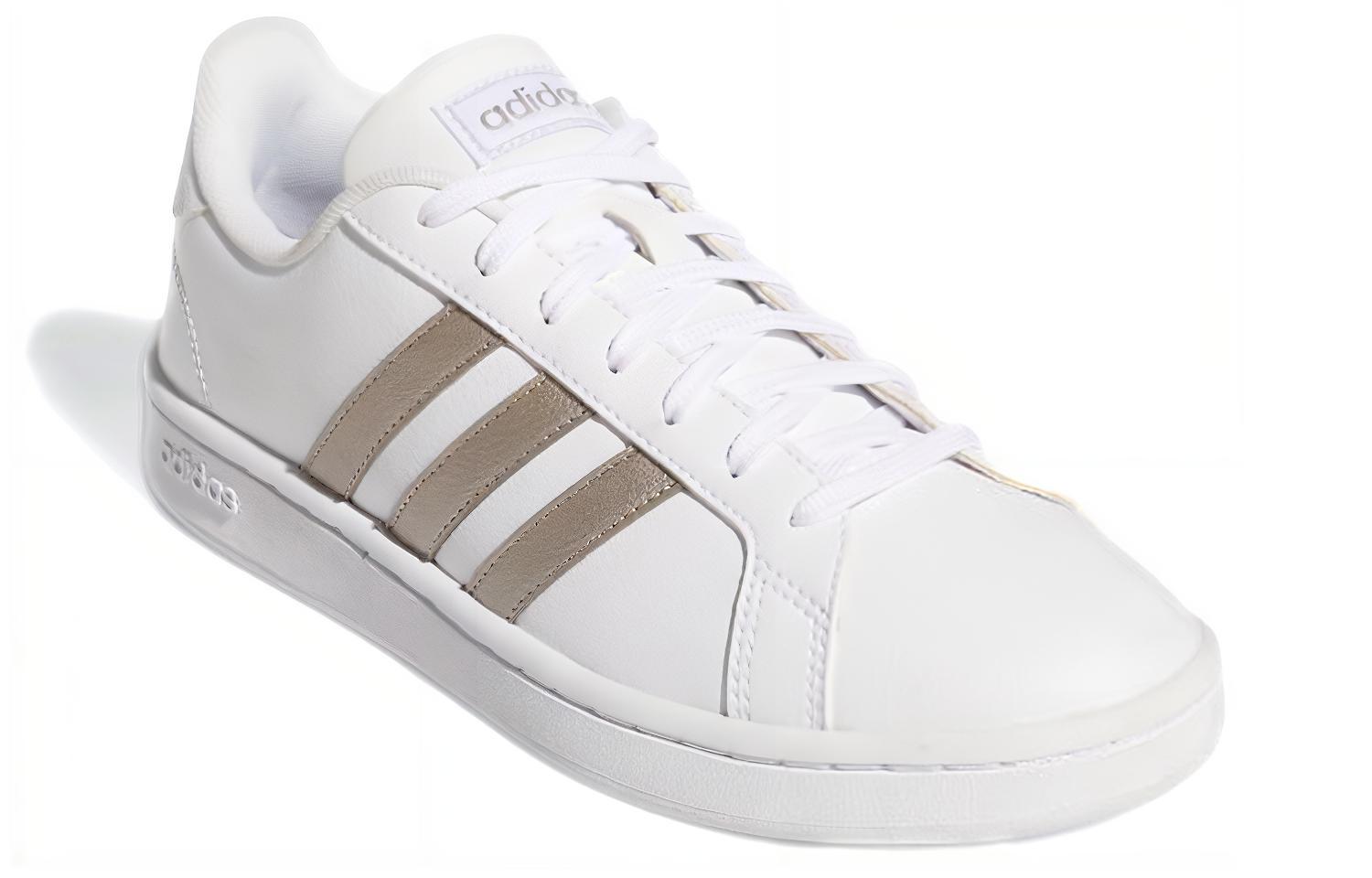 Order (W) adidas Grand Court 'Platinum Metallic' Sepatu Wanita F36485