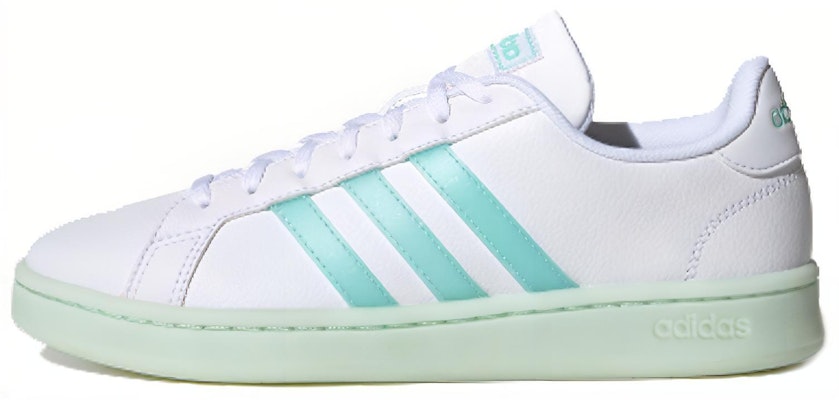 (女性)adidas Grand Court「白色巴伊亞薄荷」FW5901 Buy (女性)adidas Grand Court「白色巴伊亞薄荷」FW5901
