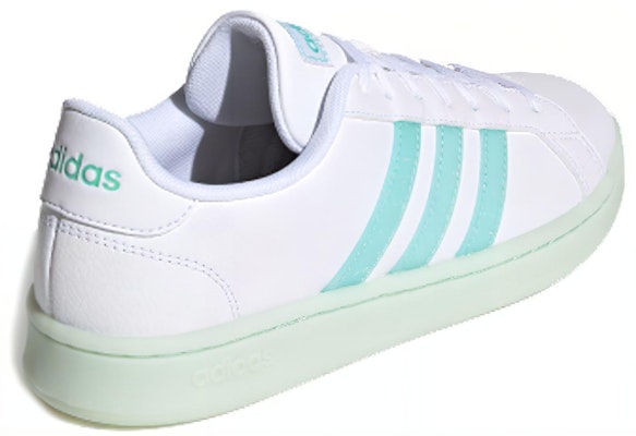 (女性)adidas Grand Court「白色巴伊亞薄荷」FW5901 Shop (女性)adidas Grand Court「白色巴伊亞薄荷」FW5901