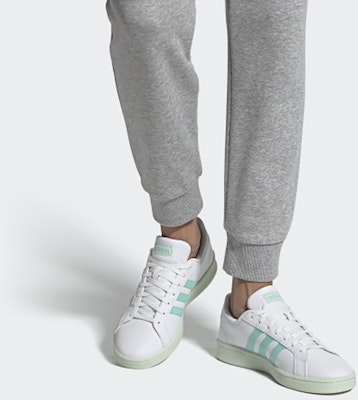 (女性)adidas Grand Court「白色巴伊亞薄荷」FW5901 Sizing (女性)adidas Grand Court「白色巴伊亞薄荷」FW5901