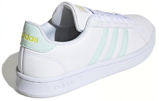 (W) adidas Grand Court 'Putih Dash Hijau' EG7643 Shop (W) adidas Grand Court 'Putih Dash Hijau' EG7643