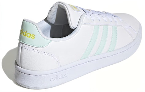 (W) adidas Grand Court 'Putih Dash Hijau' EG7643 Shop (W) adidas Grand Court 'Putih Dash Hijau' EG7643