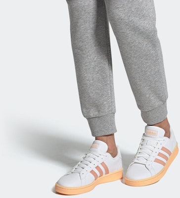 (W) adidas Grand Court 'Putih Glow Oranye' FW5900 Details for (W) adidas Grand Court 'Putih Glow Oranye' FW5900