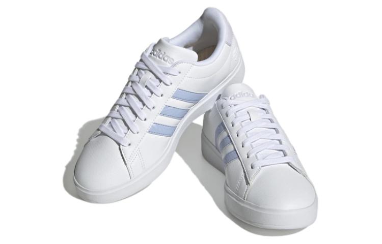 (W) adidas Grand Court 'White Light Blue' 圖 3