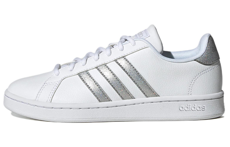 Buy (W) 아디다스 그랜드 코트 '화이트 실버 메탈릭' GZ1837