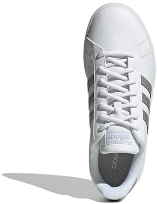 (W) 아디다스 그랜드 코트 '화이트 실버 메탈릭' GZ1837 Purchase (W) 아디다스 그랜드 코트 '화이트 실버 메탈릭' GZ1837