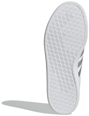 (W) 아디다스 그랜드 코트 '화이트 실버 메탈릭' GZ1837 Details for (W) 아디다스 그랜드 코트 '화이트 실버 메탈릭' GZ1837