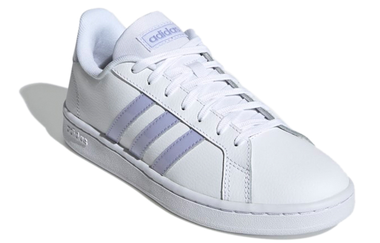Lookbook (女款) adidas Grand Court '白色紫羅蘭色調' GV7147