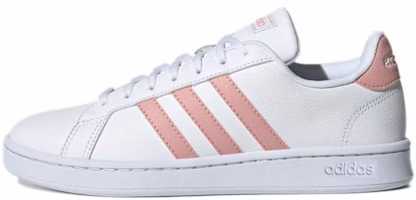(Women) adidas Grand Court 'White Wonder Mauve' GX8182 (Women) adidas Grand Court 'White Wonder Mauve' GX8182