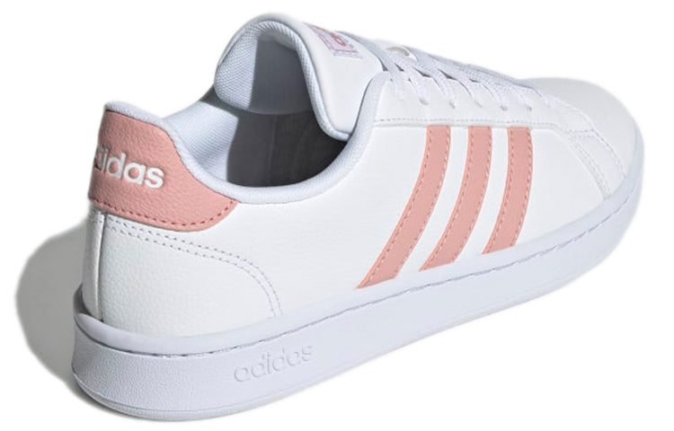 Shop (女) adidas Grand Court '白色奇蹟粉紫' GX8182