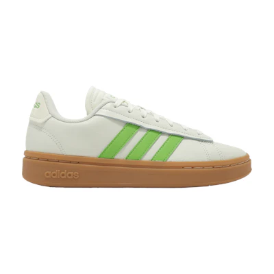 (W) adidas Grand Court Alpha 'Off White Semi Lucid Lime Gum'