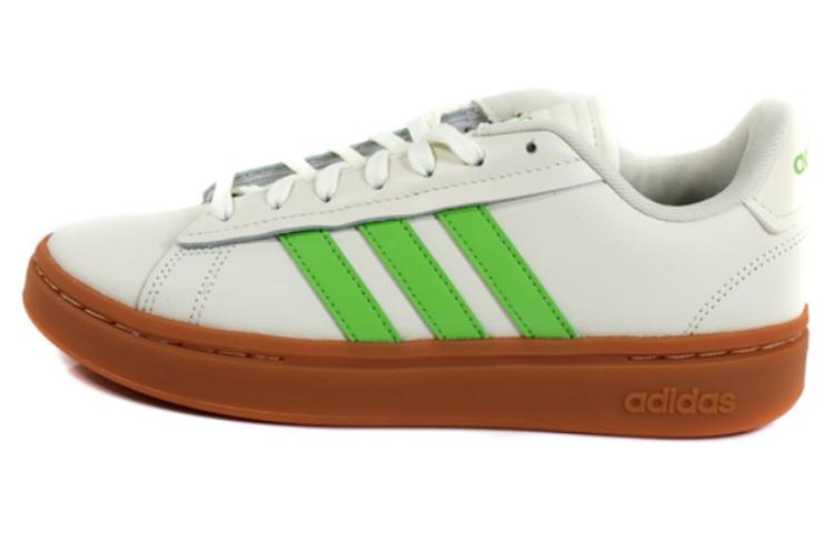 (Women) adidas Grand Court Alpha 'Off White Semi Lucid Lime Gum' IG0661