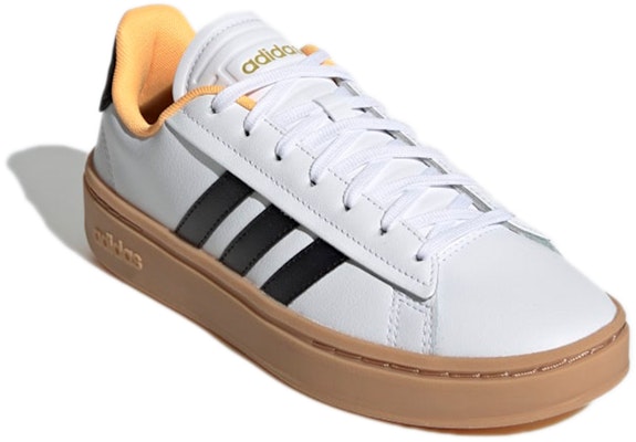 (W) 아디다스 그랜드 코트 알파 '화이트 플래시 오렌지' GX8165 Lookbook (W) 아디다스 그랜드 코트 알파 '화이트 플래시 오렌지' GX8165