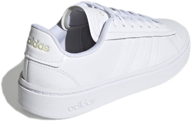 (W) adidas Grand Court Alpha 'Putih Emas Metalik' GX8166 Shop (W) adidas Grand Court Alpha 'Putih Emas Metalik' GX8166