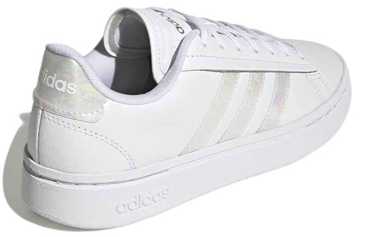Shop (W) adidas Grand Court Alpha ''Bianco Argento Metallizzato'' GY7056