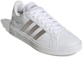 Lookbook (W) adidas Grand Court Base 2.0 'Putih Platinum Metalik' GW9263