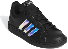 (W) adidas Grand Court Base 'Hitam Iridescent' GV6704 Lookbook (W) adidas Grand Court Base 'Hitam Iridescent' GV6704
