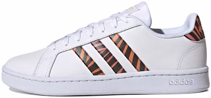 (Women) adidas Grand Court Base 'White Black Red' GY1166 (Women) adidas Grand Court Base 'White Black Red' GY1166