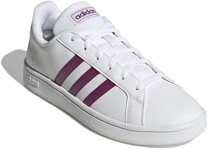 (W) (여성용) 아디다스 그랜드 코트 베이스 '화이트 체리 메탈릭' FW0810 FW0810 Lookbook (W) (여성용) 아디다스 그랜드 코트 베이스 '화이트 체리 메탈릭' FW0810 FW0810