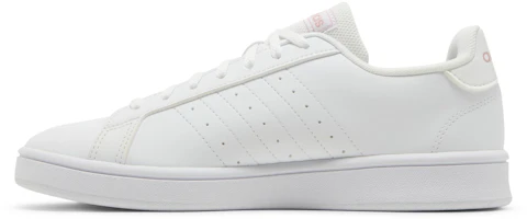 Shop (女性)adidas Grand Court Base '白色 荧光粉红' EG4055