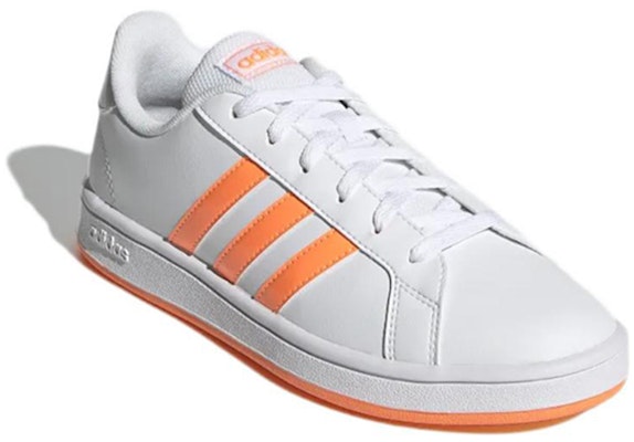 (W) adidas Grand Court Base 'Putih Jingga' GZ8168 Lookbook (W) adidas Grand Court Base 'Putih Jingga' GZ8168