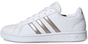 Buy (W) adidas Grand Court Base 'Putih Platinum Metallic' EE7874