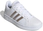 Lookbook (W) adidas Grand Court Base 'Putih Platinum Metallic' EE7874